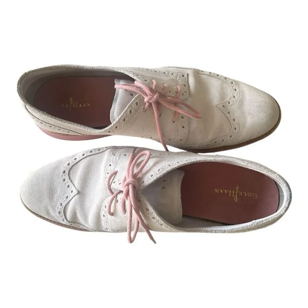 Men’s Cole Haan Lunagrand Light Tan Suede Shoes‎ Size 10B
